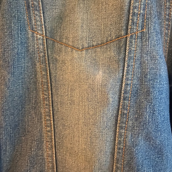 Vintage 725 Originals Jean Jacket With Faux Fur Size L - Picture 15 of 16